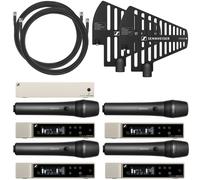 Sennheiser 4 x EW-D 835-S Set S1-7 + EW-D ASA + 2 x ADP UHF Wireless Handheld Microphone System (606.2 - 662 MHz)