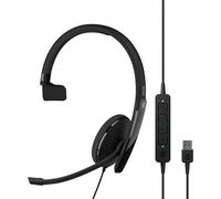 Sennheiser Adapt 130 USB A Wired On-Ear Mono UC Headset - Black