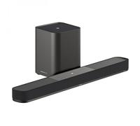 Sennheiser AMBEO Soundbar Plus for TV and Music - UK Plug - with Immersive 3D Surround Sound, Virtual 7.1.4 Speaker Setup, built-in Dual Subwoofers, Advanced Streaming Connectivity, Voice Enhancement