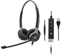 SENNHEISER Century SC 665 USB Headset - Black & Silver, Silver/Grey,Black