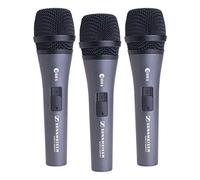 Sennheiser 3-Pack e835-S microphone bundle