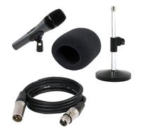 Sennheiser e 845s including Table Stand, Cable and Windscreen