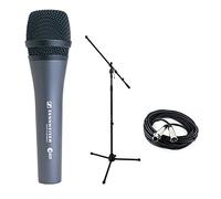Sennheiser E835 Dynamic Handheld Vocal Mic with Stand & Cable Performance Kit