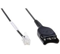Sennheiser Enterprise Solution CSTD 08 (005365) Standard Headset Connection Cable, Easy Disconnect to Modular Plug RJ 9, Coiled Cord, Code 08. for Direct Connection of Specific Phones