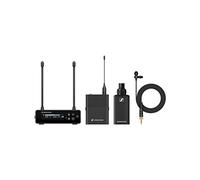 Sennheiser EW-DP ENG SET (U1/5) Portable Digital UHF Wireless Microphone System with EK Receiver, SK Bodypack Transmitter and ME2 Omnidirectional Lav Mic - Black (700046)