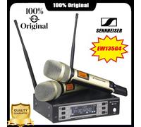 Sennheiser EW135G4 One To Two Wireless Microphone Mic UHF Long Distance Professional Handheld Mic System Live Stage Singing GOLD-UK