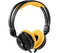 Sennheiser HD-25 Replacement Ear Pads Yellow PU Leather pair Zomo HD-25