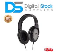 Sennheiser HD 206 On-Ear Dynamic Stereo Wired Headphones - Black/Silver (HD206)