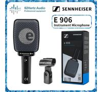 Sennheiser High Qality E906 Super-cardioid Microphone Instrument Mic Microfonos Microfono with Clamp for Drum Guitar Hot Selling E906