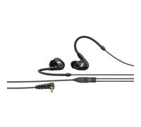Sennheiser IE 100 PRO BLACK In-Ear Monitors | Dynamic 10mm Broadband Transducer for Powerful, Precise Monitoring | 1.3M Cable & S/M/L Silcone Adaptors Included | Black (508940)
