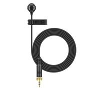 Sennheiser ME 4 Professional Cardioid Condenser Lavalier Microphone with Excellent Speech Intelligibility for Broadcasting and Presentations - Anthracite (508936), Black
