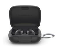 Sennheiser MOMENTUM Sport Earbuds with Fitness Tracker for Heart Rate and Body Temperature - Crystal-Clear Sound with Adaptive ANC, Secure Fit, 24-Hour Battery Life - Black