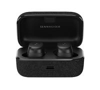 Sennheiser MOMENTUM True Wireless 3 Earbuds -Bluetooth In-Ear Headphones for Music and Calls with Adaptive Noise Cancellation, IPX4, Qi wireless charging, 28-hour Battery Life and Compact Design,Black