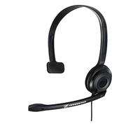 Sennheiser PC 2 CHAT - Lightweight On-Ear Single-Sided Headset - Wired - Passive Noise-Cancelling Microphone for Internet Telephony and E-Learners - Mac, PC, and Laptop Connectivity