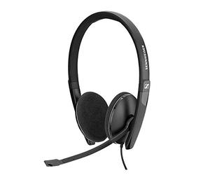 Sennheiser PC 8.2 USB On-Ear Headset With In-Line Volume Control - Secure Fit Headband - No Slippage - Passive Noise-Cancellation Adjustable Microphone - for Internet Telephone Users and E-Learners
