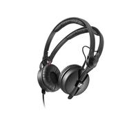 Sennheiser Professional On-Ear DJ Headphones Black - Lightweight, Closed-Back Monitoring with Detachable Single-Sided Cable (HD25)