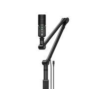 Sennheiser Profile Streaming Set with USB Mic, Boom Arm and Pouch | Plug & Play Design, for Podcasting & Streaming | Cardioid Condenser Capsule | 3m USB-C Cable Included | Black (700100)