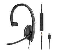 Sennheiser SC 135 USB-C & 3.5mm Mono Corded Headset for PC & Mobile