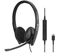 Sennheiser SC 160 Headset USB-C Duo 508354 Black