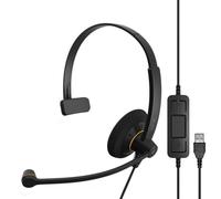 Sennheiser SC30 USB Monaural Microsoft Lync Headset - Black
