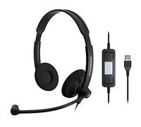 Sennheiser SC60 USB Control Binaural UC Headset - Black
