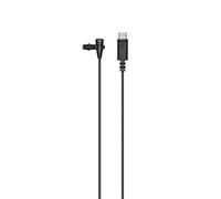 Sennheiser XS Lav USB-C Omnidirectional Clip-On Lavalier Microphone | with USB-C Connector & 2M Cable | for Mobile Devices & Computers | Black (509261)