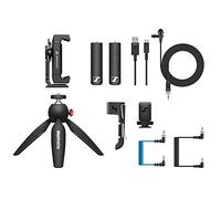 Sennheiser XSW-D Portable Lav Mobile Kit | Wireless Omnidirectional Lav Mic System for Camera Audio Recording | Smartphone Clamp and Manfrotto PIXI Mini Tripod Included (509258)