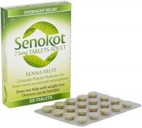 Senokot 7.5mg Tablets Adult Senna Laxative for Constipation - 20 pack