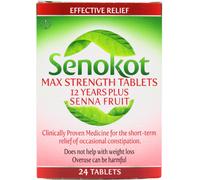 Senokot Max Strength Tablets 12 Years Plus 24 Pack