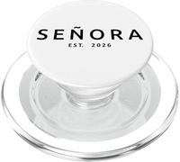 Señora Est. 2026 Latina Spanish, Mrs Mr Wife Husband Wedding PopSockets PopGrip for MagSafe