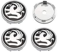 SENORI 4Pcs Hub Centre Caps for Opel Vauxhall Astra k Insignia Vectra Crossland Corsa 60mm, Wheel Decoration Cover, Hubcaps, Hub Cap, Dust/Waterproof/Wear-Resistant/with Logo