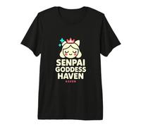 Senpai Goddess Haven Cute Badge Design Premium T-Shirt