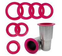 SENPIN Tumbler Shields for Epoxy Resin Cup Turner Silicone Accessories Tumbler Making Supplies Paint Spray Shield 7 Sizes