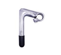 SENQI 22.2 * 25.4mm Electroplating Gooseneck Stem Aluminum Alloy 80 * 150 * 120 Stems with Teeth BSB040(Silver)