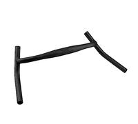 SENQI Bike Handlebar PRO Aluminum Alloy Bicycle Handle Bar Big Angle Bend Handlebar Drop Handlebar for Gravel Bikes MTB 22.2 * 31.8mm,430 * 560mm,470 * 610mm,510 * 640mm Black (31.8x470x610mm)