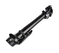 SENQI Folding Bike Stem Quick-Release Aluminum Alloy Adjustable Stem Without Teeth BSZ002 25.4×28.6×460mm(Black)