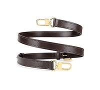 Senral Bag Straps for Handbags Replacement Leather Strap for Speedy Bag Alma Pepite Crossbody Bag Messenger Bag Shoulder Bag Purse with Gold Clips