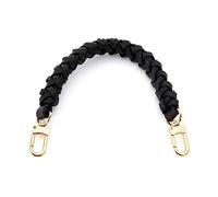 Senral Hand Carry Bag Strap Repacement Short Handle Handmade Genuine Leather Braided Handle for Neonoe Pochette Bucket Bag Short Top Handle Strap DIY Purse Strap