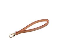 Senral Vachetta Leather Wrist Strap Hands-Free Wristlet Hand Strap Replacement with Buckle for Purse Wallet Clutch Keychain (Vachetta Wristlet)