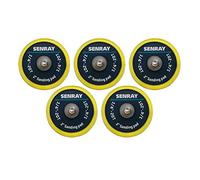 Senray 5Pcs 2-Inch Dual-Action Hook & Loop Backing Plate for Sanders and Polishers, 1/4"-20 Thread | 15,000 RPM