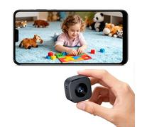 senri 1080P HD Mini WiFi Hidden Camera - Wireless Indoor Security Cam with Night Vision, Motion Detection, SD Storage for Home Surveillance, APP Control Compatible with iOS & Android for Kids/Pets