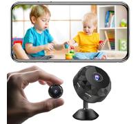 senri Mini Hidden WiFi Camera, 1080P HD Wireless Indoor Security - Small Surveillance Cam/Nanny Cam for Home Monitoring, Micro Camera with Motion Detection/Night Vision, APP Control for iOS/Android