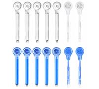 SENRISE 14PCS Correction Tape, Pen Style White Out Correction Tapes, Mini Compact Correction Roller, for Note Taking, Marking, Crafting, Journal, School Supplies (BU+WT)