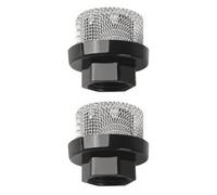 SENRISE 2 PCS Hose Inlet Strainer, 21mm Thread Airless Paint Spray Guns Mesh Filter Head Stainless Steel Sprayer Parts for 246385 288716 Sprayer