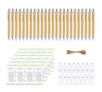 SENRISE 24 Sets Lucky Pen Gifts with the engraving Glücksstift for Colleagues, Thank You Gifts Ideas for Women Colleagues Nurses Teacher, Employees, Colleagues, Work Gift, Set A