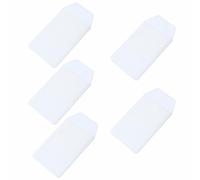 SENRISE 5Pcs PVC Leak-Proof Pen Pouch, Durable Pen Leak Pocket Inserted Pen Bag Waterproof for Doctor Nurse School Hospital Office Laboratories (White)