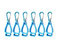 SENRISE 6Pcs Glove Clips for Work, Plastic Multifunctional Glove Clips Fire Brigade Belt Holder Strong Bearing Capacity for Turnout Gear Firefighter Guard Labor Safety Clamp