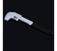 SENRISE Adjustable Wrench Right Angle Pipe Wrench Heavy Duty Multi-Function Large Opening Monkey Wrench for Pipeline & Equipment Maintenance (15"/375mm)
