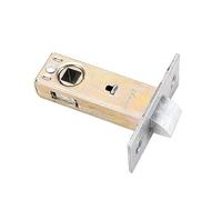 SENRISE Door Bolt, 2PCS Stainless Door Latch Invisible Type Door Hradware for Use with Lever Door Handles（Flat 45mm）