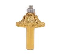 SENRISE Electroplated Diamond Stone Marble Grinding Edge Router Bit, 1/2'' Shank Woodworking Milling Cutter Tool for Marble Granite (1 Pcs, 20)
